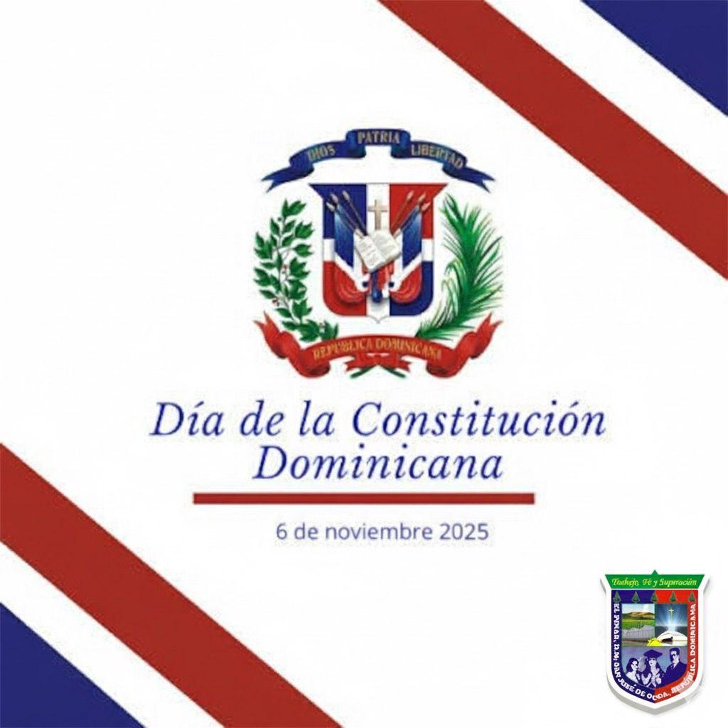 Hoy celebramos el aniversario de nuestra Constitución Dominicana